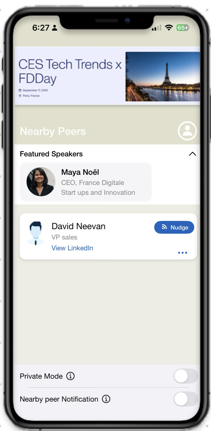 CES Conference Screenshot